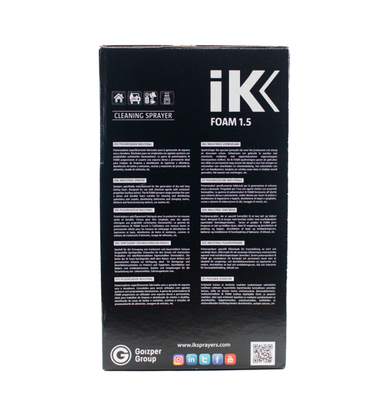 IK Foam 1.5 Pulverizador Espumante caja 3- Car Care Europe