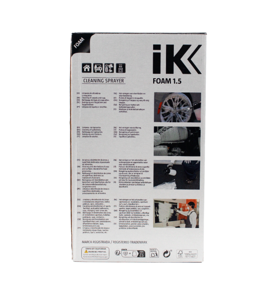 IK Foam 1.5 Pulverizador Espumante caja 4- Car Care Europe