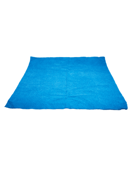 Toalla de microfibra multiusos sin costuras azul 40x40 cm - Car Care Europe