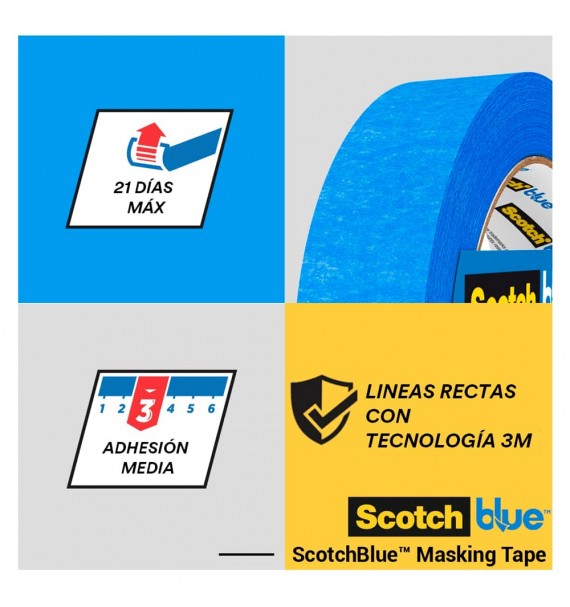 3M Cinta de Carrocero para Enmascarar - Car Care Europe