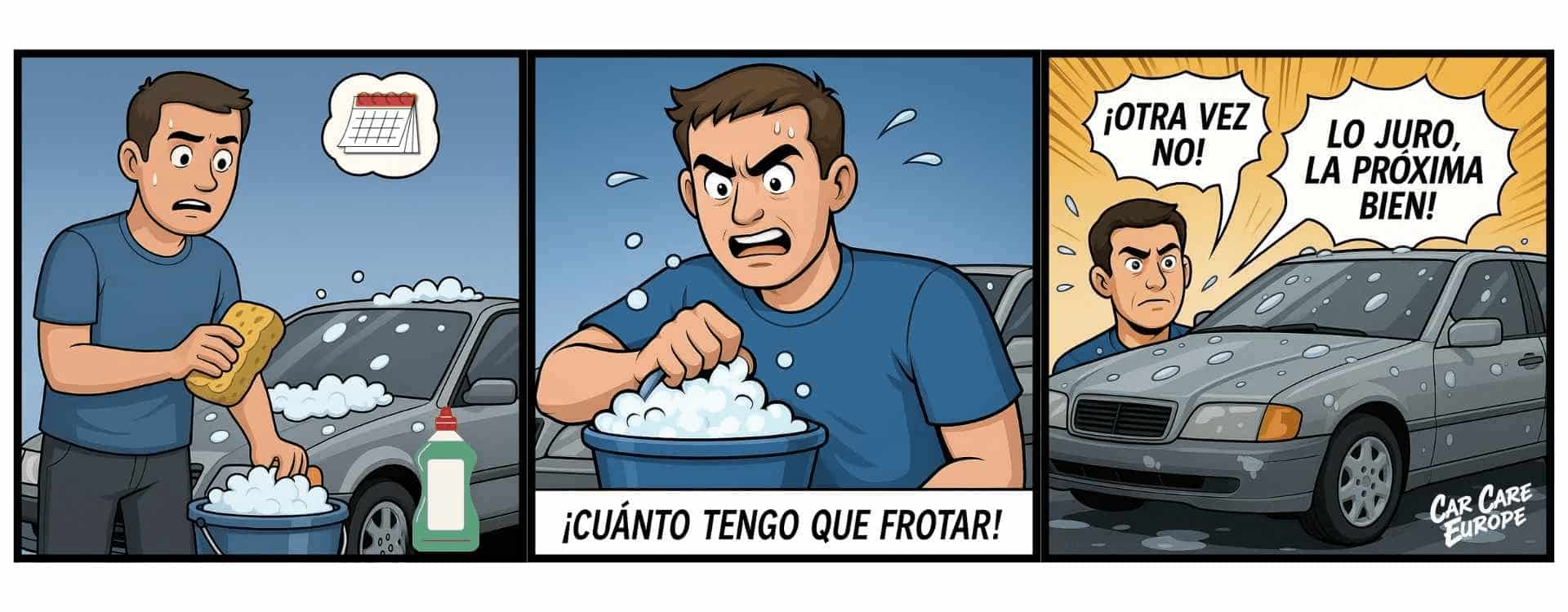 lavar coche champu lavavajillas