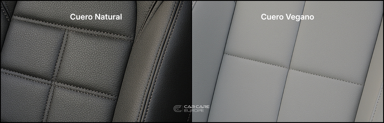 cuero natural coche vs cuero vegano coche como limpiar cada uno