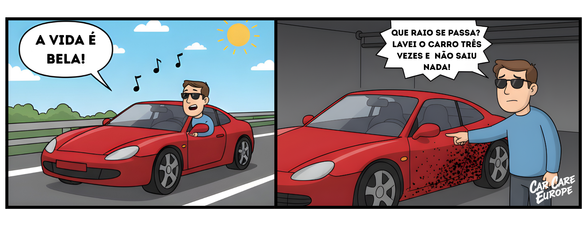 Tirar alcatrao do carro