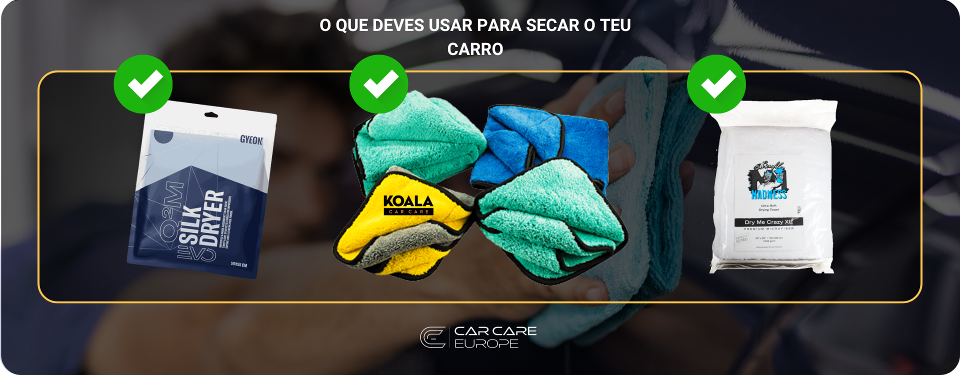 Toalhas de microfibra premium